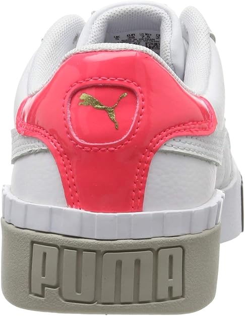 grey and pink puma trainers