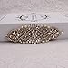 Gold Wedding Rhinestone Applique for Dresses Bridal Belts (1 Piece Gold)