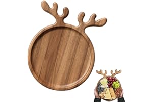 Christmas Reindeer Wood Serving Platters,Christmas Reindeer Shaped Serving Platter,C-hristmas Charcuterie Board, C-hristmas T
