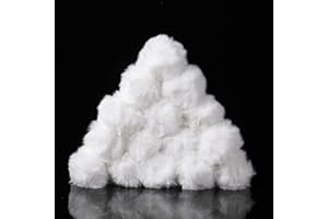 MIUPOO Craft Pom Pom Balls,Large White Poms Costume Accessory, Pom pom Balls for Arts and DIY Creative Crafts Decorations,White,3 Inches,20 Pieces.