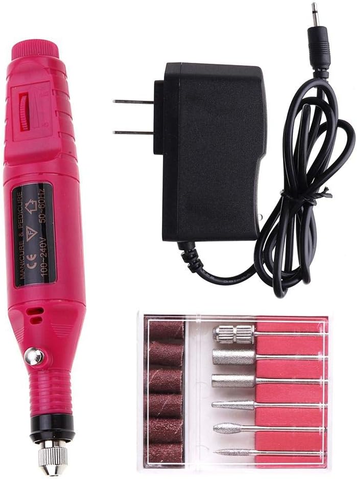 Wouke Electric Nail Drill, Acrylic Nail Tools,Professional Portable Salon Machine Electric Nail Kit, Pen Shape Finger Toe Nail Care for Acrylic Nails Manicure Pedicure Tool