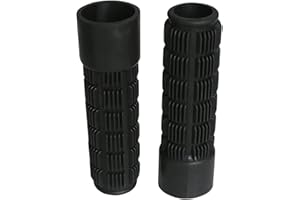 Recmod 2Pcs Rubber Handle Grip with Ridges 6702621 for Bobcat 453 553 653 763 853 S130 S160 S220 S250 S330 S450 S550 S630 S650 S740 S770 864 T140 T180 T200 T250 T300 T450 T550 T590 T630 T650 T750 T770