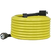 3300 PSI Pressure Washer Hose Compatible with Ryobi Power Washer 50 FT | M22-1/4in dual thread fitting,outdoor use for car,yard &amp; floor cleaning