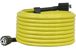 RAWOLP Pressure Washer Hose for Ryobi Power Washer Hose, Replacement for Ryobi Electric Power Washer 1/4 in. x 50 ft. 3,300 PSI High Pressure Hose Part #RY31HPH01
