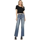 Judy Blue Mid-Rise Tummy Control Vintage Wash Straight Leg Jeans, Size 9, Style 88870 Blue