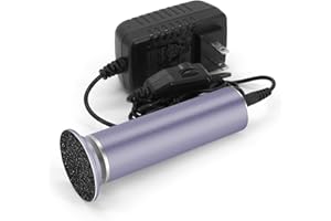 I·B·N G Electric Callus Remover for Feet, Adjustable Various Speed, Powerful Electric Foot File Sander Scrubber Foot Grinder for Dead Skin with 60 Replacement Sanding Discs, 01Gray