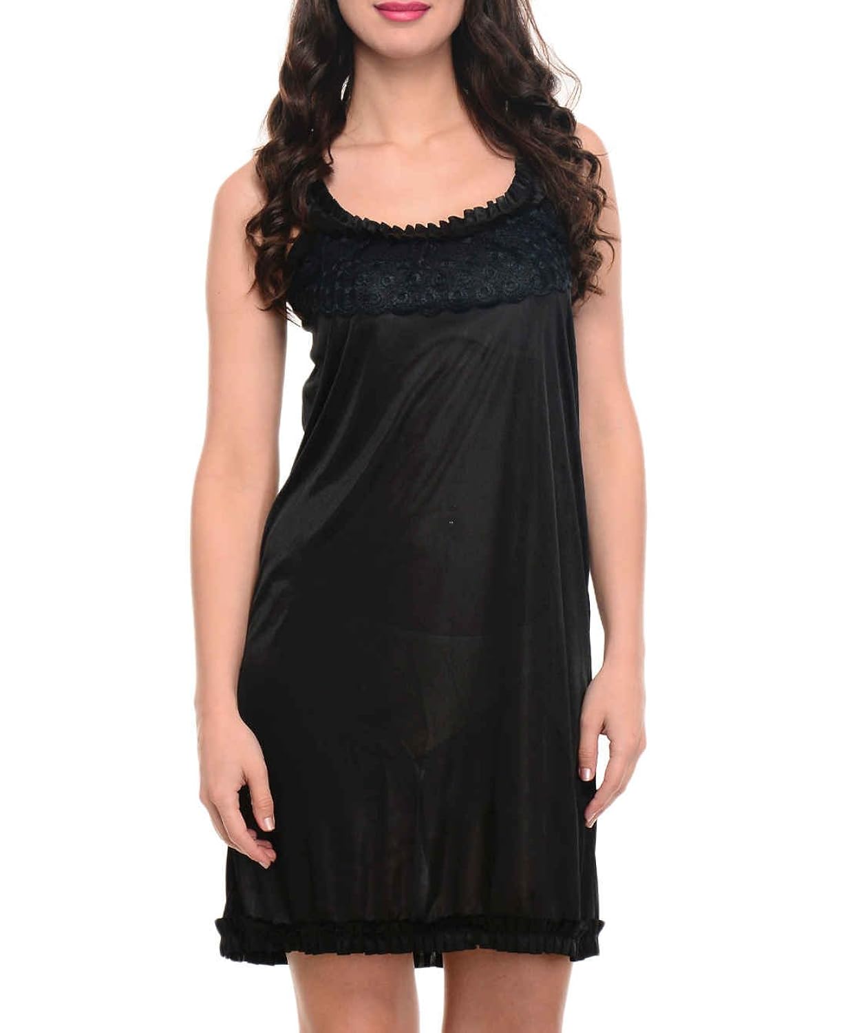 klamotten women's satin nightdress
