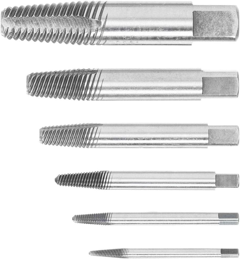 Gedore S-006 8551 6-Piece Screw Extractor Set, Multicolor, M3-M24