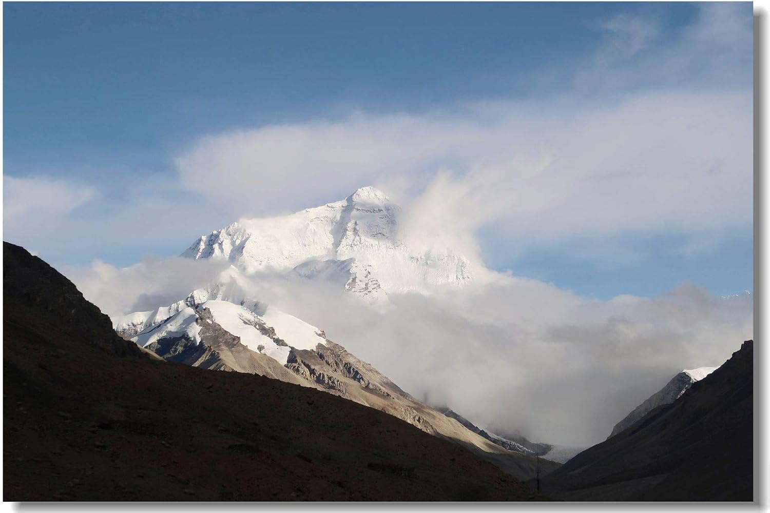 Amazon ポスター ヒマラヤ カンテガ ダブラム コモランマ マウント アナプルナ 雪 山 祈り 旗 エベレスト ベース キャンプ プリント 部屋 壁用 35 5x23 5inch 90x60cm 3x2ft 90cm Ls E634 010 Smartwallstation アートフレーム ポスター 通販