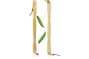 Back Scratcher, ARRITZ Wooden Back Scratcher with Long Handle for Men and Women, 16.5inch, 2pcs