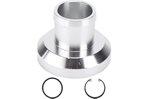 Akozon Turbo Blow Off Valve Flange Adapter, Blow Off Valve Adapter Aluminum Replacement for HKS SQV SSQV 1 2 3 4 BOV
