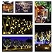 Toodour Solar String Lights Outdoor 50 LED 29.5ft Solar Patio Lights with 8 Modes, Waterproof Crystal Ball String Lights for Patio, Lawn, Gazebo, Party, Wedding, Garden Decorations (Warm White)