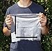 HyperGo Rinse-Free Hypoallergenic Biodegradable Bathing Wipes - All Natural Refreshing Wipe for Post Workout, Camping and Travel- Large, 10 Pack, Energizing Mint