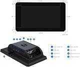 Waveshare 7 Inch DSI LCD Touch Screen with Case for Raspberry Pi 4B 800x480 view 2