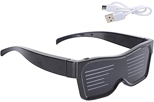 USB Powered Party Eyeglasses, LED Glasses, Party Supplies DIY for Party Club DJ