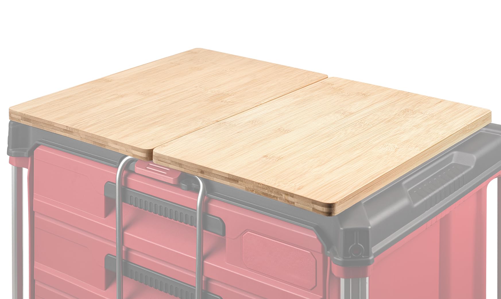 Photo 1 of BPOPO 2 Pack Tables Fits for Milwaukee Packout Rolling Tool Box,Packout 2 & 3-Drawer Organizer,Heavy-Duty Work Surface with Mounting Feet, No-Drill Installation for Packout Accessories