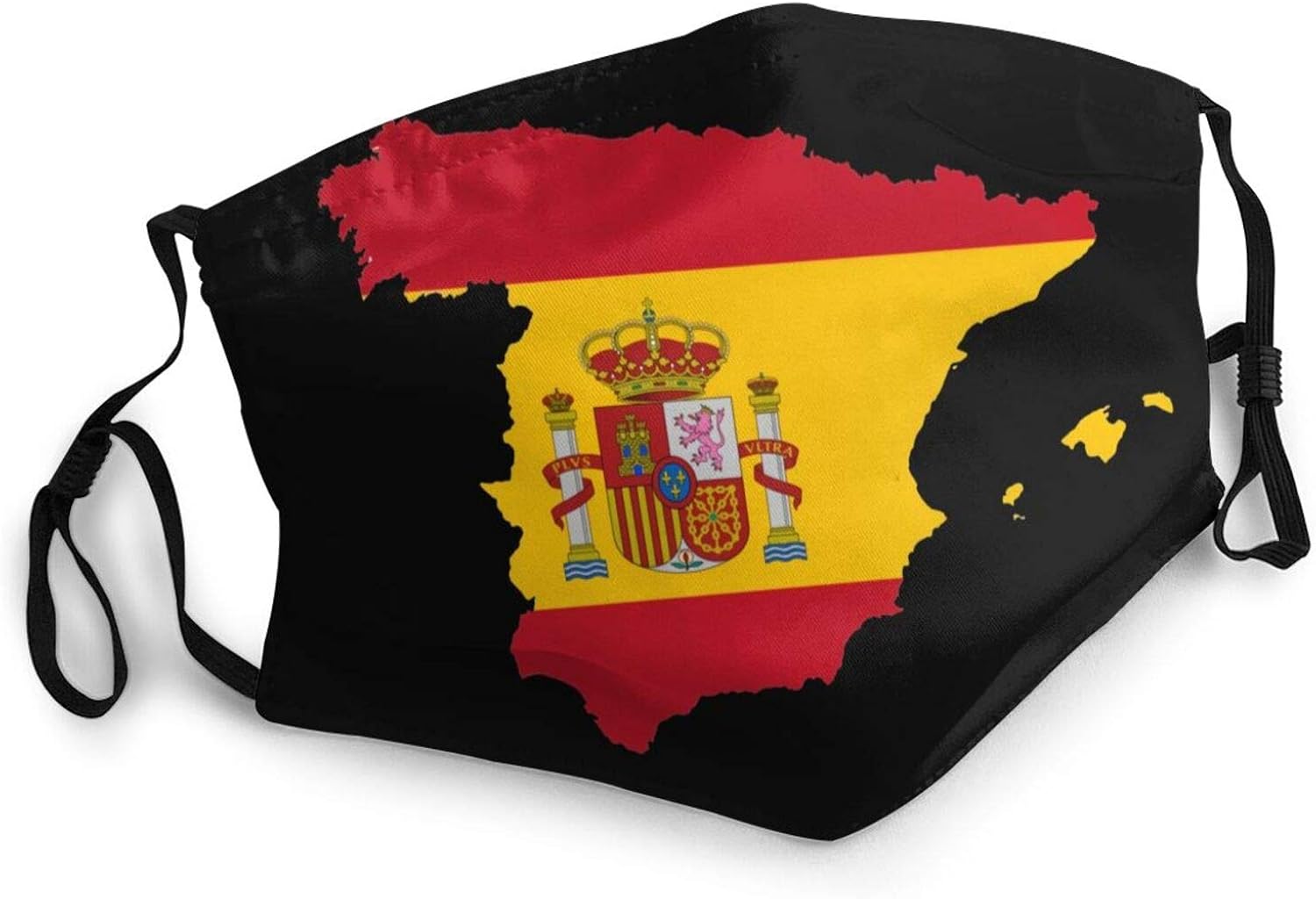 Spain Flag Espana Outdoor Reusable Fabric Face Mask Dust