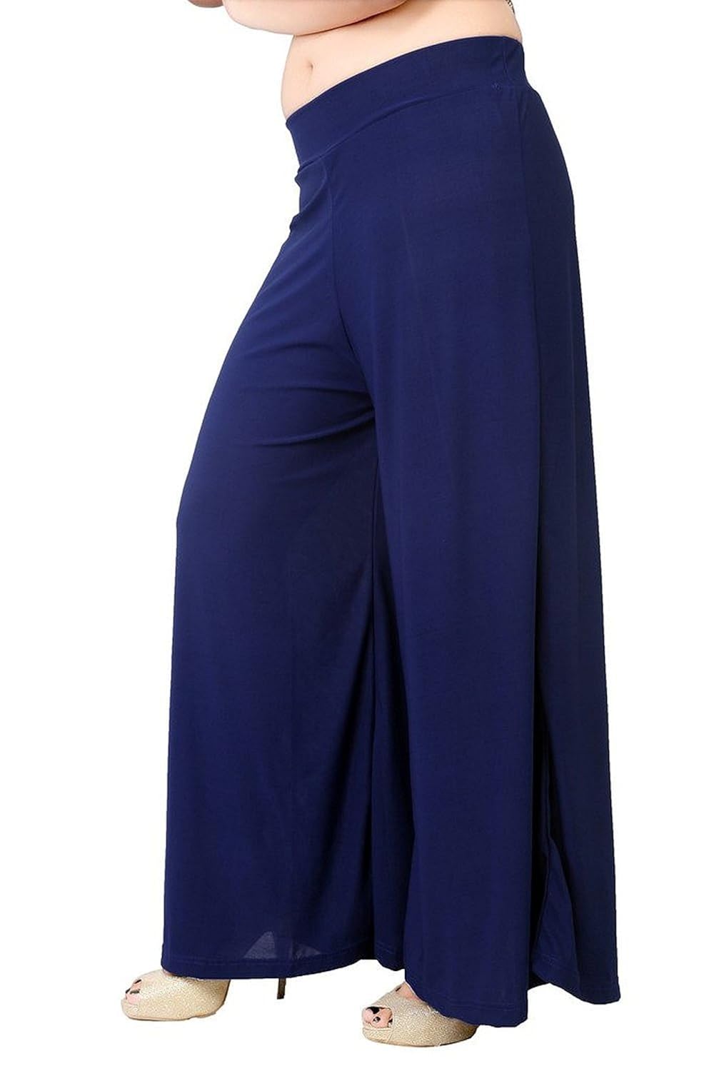 pi world women's palazzo (pmsblkp4657_blue_free size)