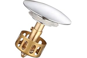 Coppers Drain Filter Bounce Cores Sink Plug Basins Basket Stoppers for Bathroom Kitchen Drainers for Bathroom Stoppers Strain