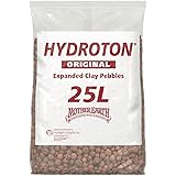 Mother Earth Products HGC714114 Hydroton Original Expanded Clay Pebbles, 25 Liter, Terra Cotta