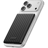 EF ECOFLOW Rapid Magnetic Portable Charger, Ultra-Slim 5,000mAh Wireless Charging Power Bank, Magsafe-Compatible Battery Pack