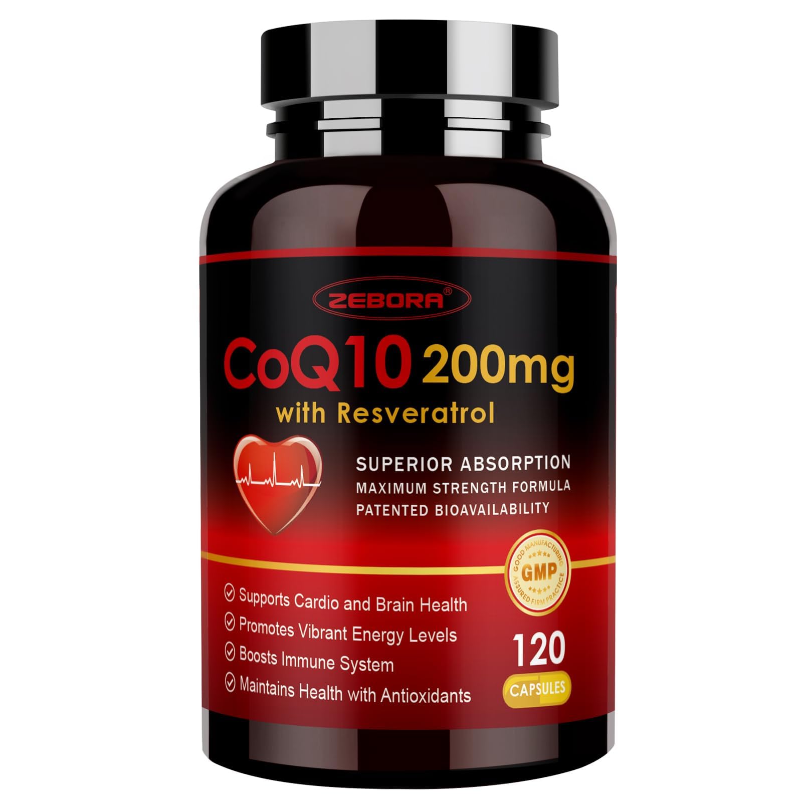 CoQ10 200 mg with Resveratrol