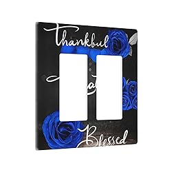 Spshian Outlet Covers Blue Rose Thankful Grateful