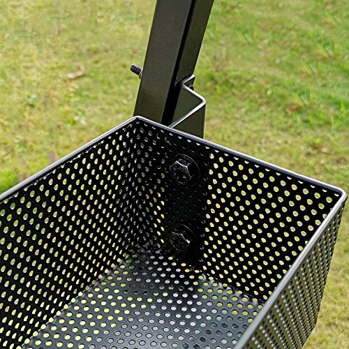10L0L Golf Cart Basket, Tray Organizer Foldable Front Inner Storage Basket for Yamaha G29 Drive