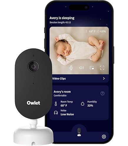 Chillax Videocamera Baby Monitor WiFi Con Unità Genitore 5" 720p, Interruttore Privacy, Audio Bidirezionale, Visione Notturna, Ninne Nanne