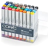 Copic Classic Marker Set, 36-Piece Set, V2