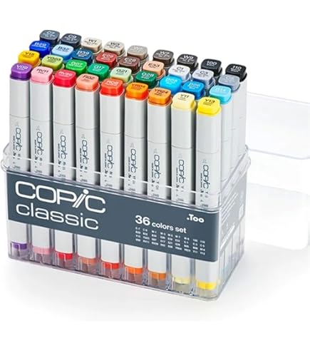 Amazon.com: Copic Classic, Alcohol-based Markers, 72pc Set B (New
