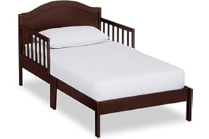 Dream On Me Sydney Toddler Bed in Espresso, Greenguard Gold Certified, JPMA Certified, Low To Floor Design, Non-Toxic Finish,