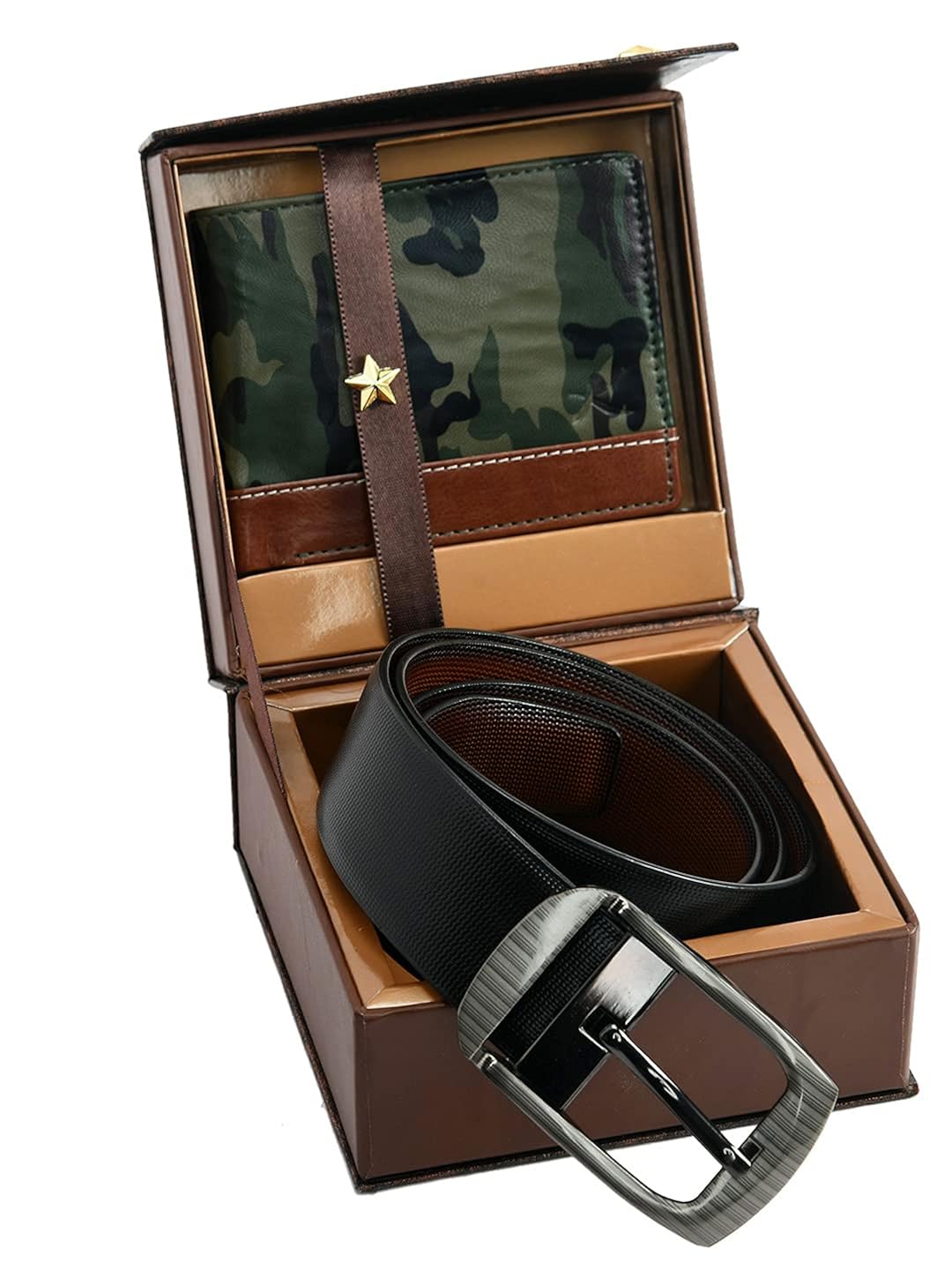 Buy Trendy Men's Artificial Leather Belt And Wallet Combo at Amazon.in