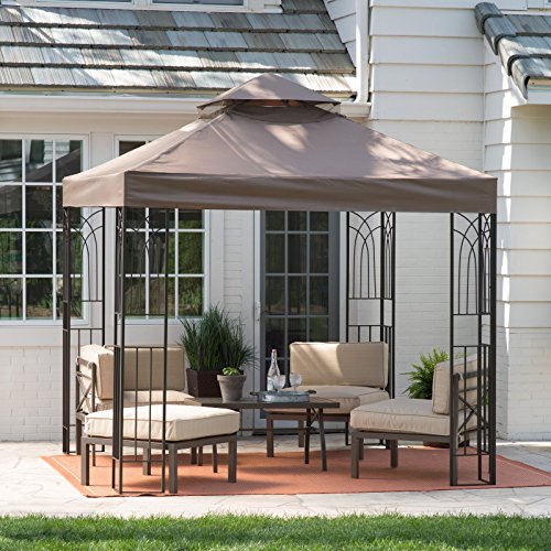 Coral Coast Prairie Grass 8 x 8 ft. Gazebo Canopy