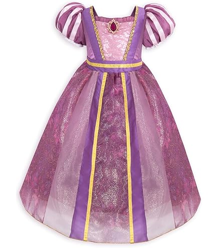 Disney Store Official Princess Anna Halloween Costume for Kids - Disney Princess Dresses for Girls - Dress up Clothes for Pretend Play - Frozen Costume