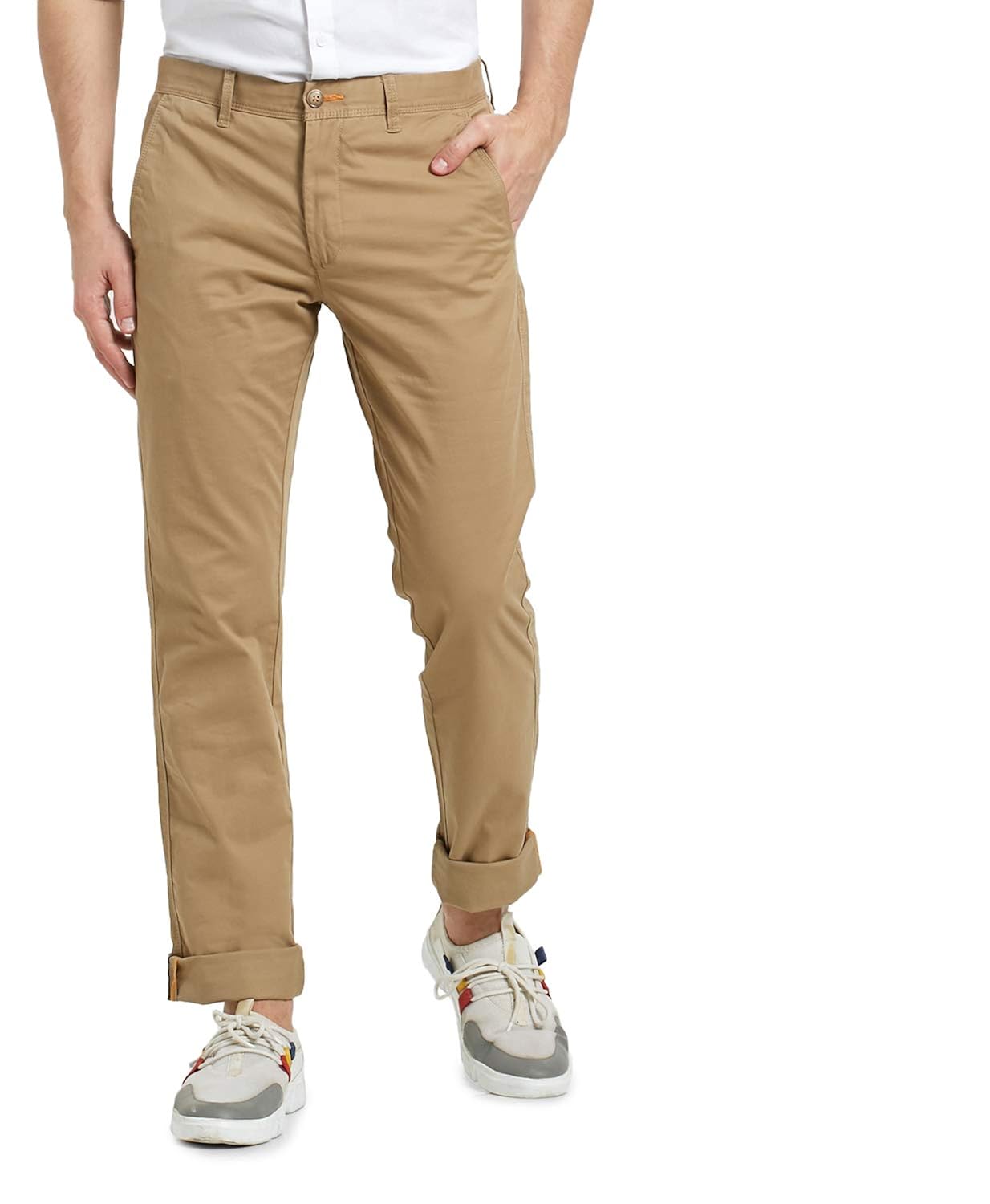 peach chinos mens