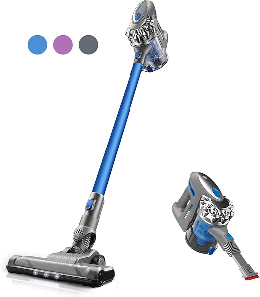 Puweike Cordless Stick Vacuum Cleaner Hardwood Floors Carpets And Pet Hair Wireless Vacuum Cleaner 12kpa Powerful Suction With Rechargeable
