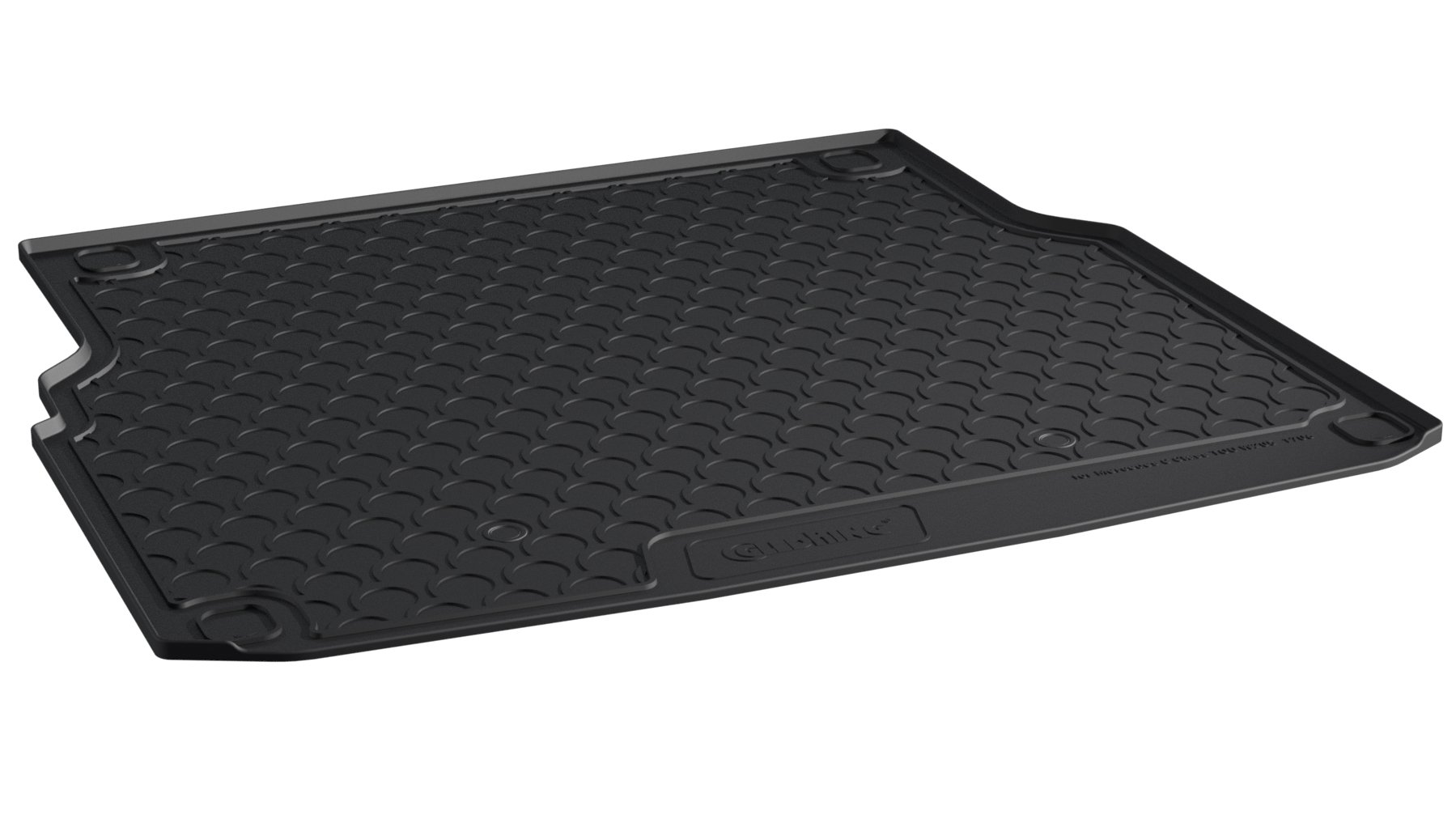 Gledring Rubbasol (Rubber) Boot Mat compatible with Mercedes C-Class W205 Kombi 2014-2021 excl. Hybrid, Black