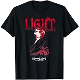 Death Note Light Yagami Laughing Anime T-Shirt