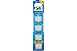 REACH® Listerine Ultraclean Access Flosser Refill Heads | Dental Flossers | Refillable Flosser | Effective Plaque Removal | Unflavored | 28 ct, 1 Pack, Package May Vary