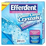 Efferdent Power Clean Crystals, 24 Count (Pack of 3)