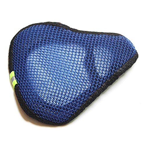 HuntGold 1X Mesh Breathable Soft Elastic Saddle Seat Cover for MTB Bicycle Bike Accessories(blue)
