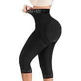 MERYOSZ Shapewear Tummy Control Shorts Body Shaper High Waisted Butt Lifting Panties Thigh Slimmer Capri Girdles