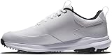 FootJoy Tour Rival Golf Shoe Men White/White/Black 13 UK view 3