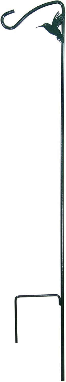 Outdoor Shepherd's Hooks - More Birds Shepherd Hook, 42 Inch Hummingbird Feeder Pole Metal Stake with Hook