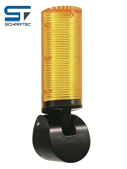Schartec Signalleuchte SFL 24 V - Warnleuchte - Blinkleuchte - Warnlicht - Signallicht für Garagentor - Hoftor- Torantrieb - 