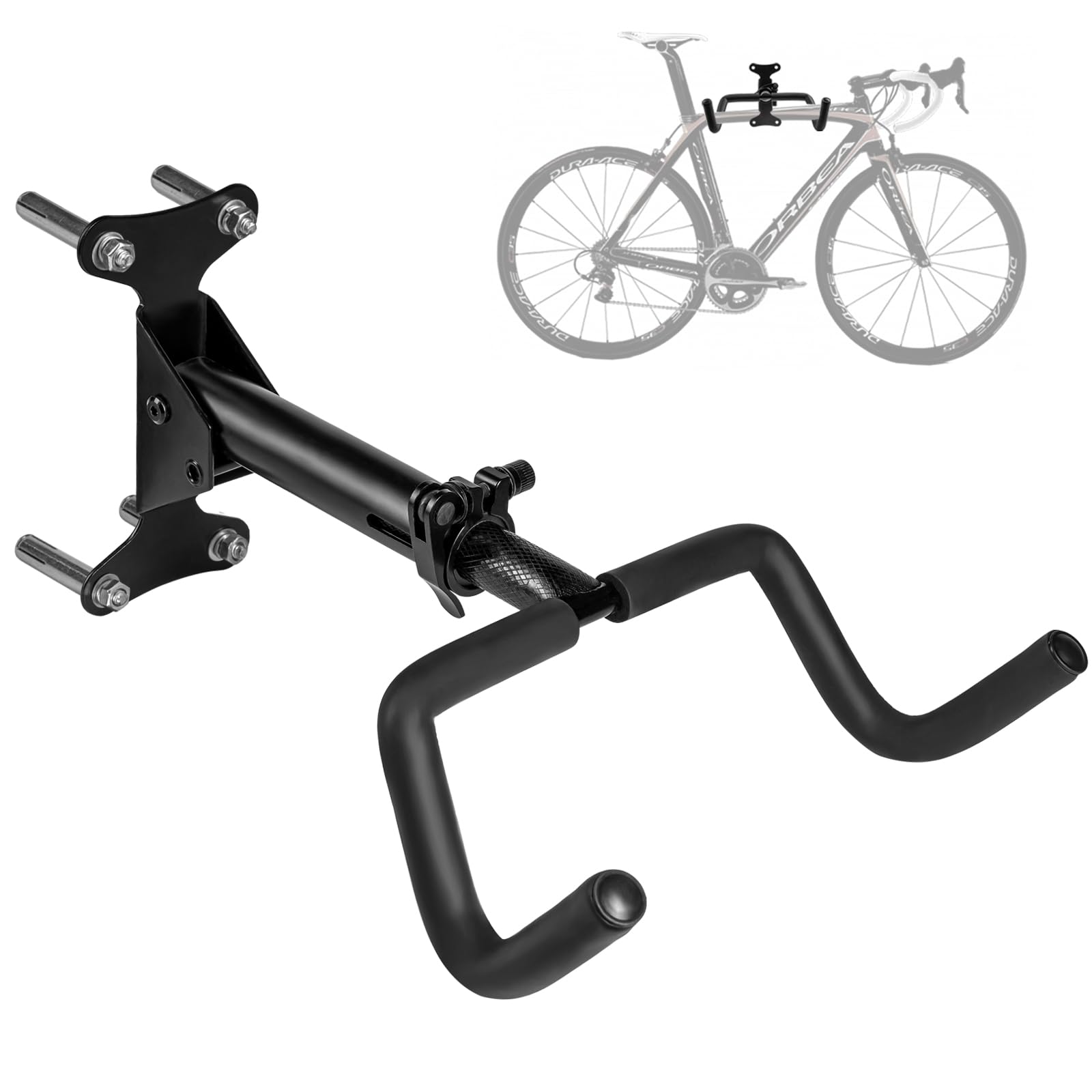 NAMENAND Bike Wall Mount, Bike Rack Wall Mount, Space-saving Bicycle Mounting Stand, Bike Holder with Super Soft Padding for ALL SIZE BIKE