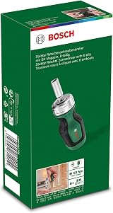Bosch Stubby Ratchet Screwdriver with 6 Bits 50 Nm Magnetic Bit Holder view 7