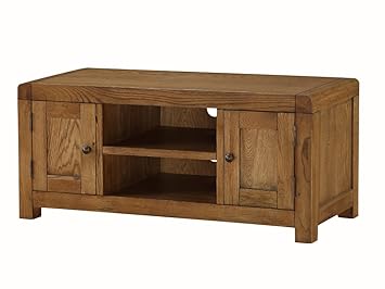 Oakville Solid Oak Large Tv Unit Solid Oak Plasma Tv Cabinet