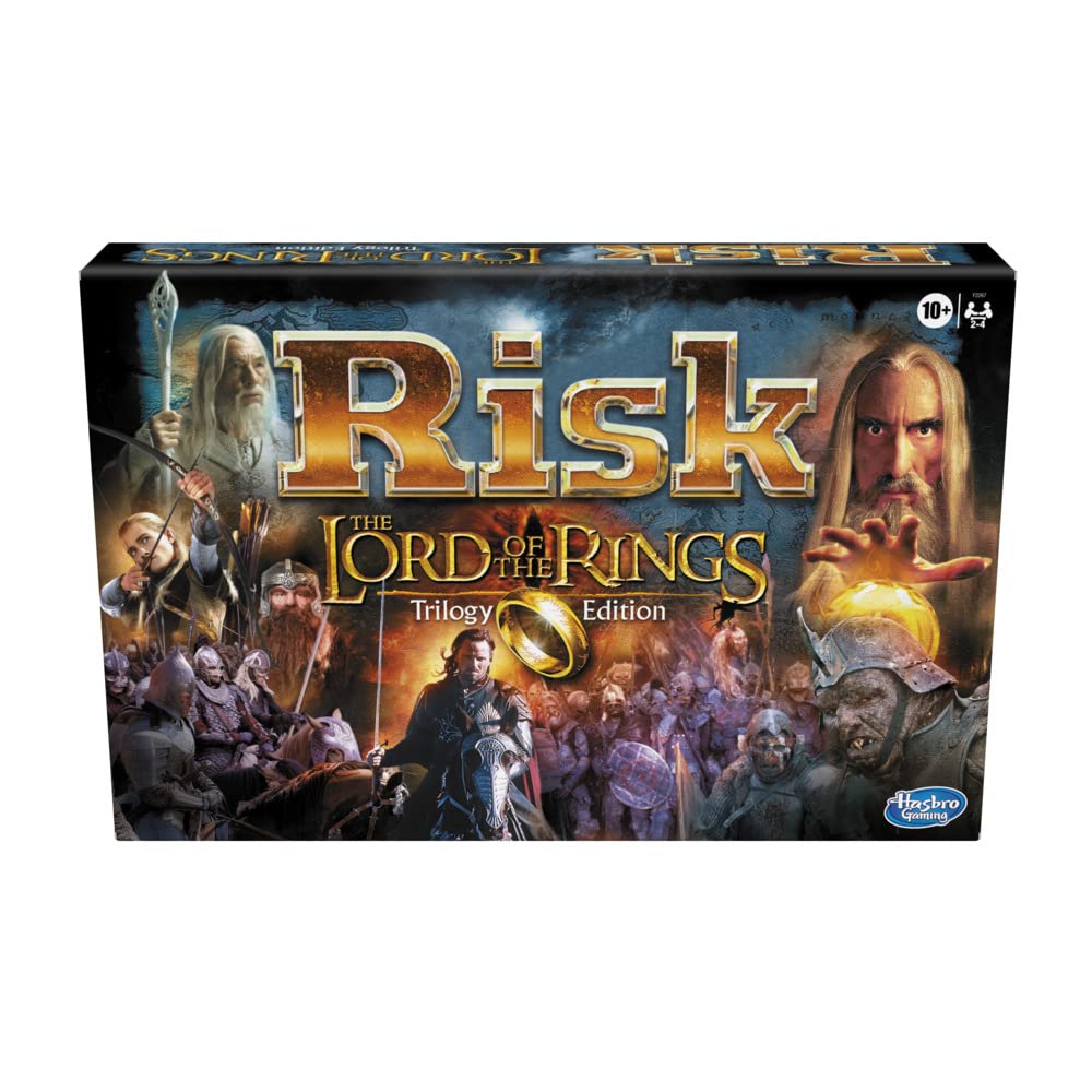 Hasbro Gaming Risk: The Lord of the Rings Trilogy Edition, Strategy Board Game for Ages 10 and Up for 2-4 Players, Multicolor, One Size โ image 1